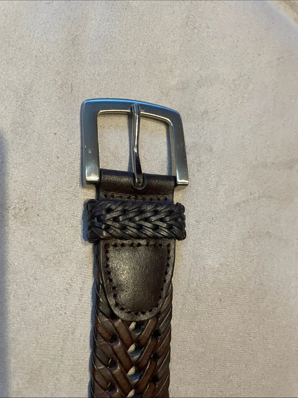 Ecko Unlimited Black Leather Belt Trio (Black, Dark Brown)